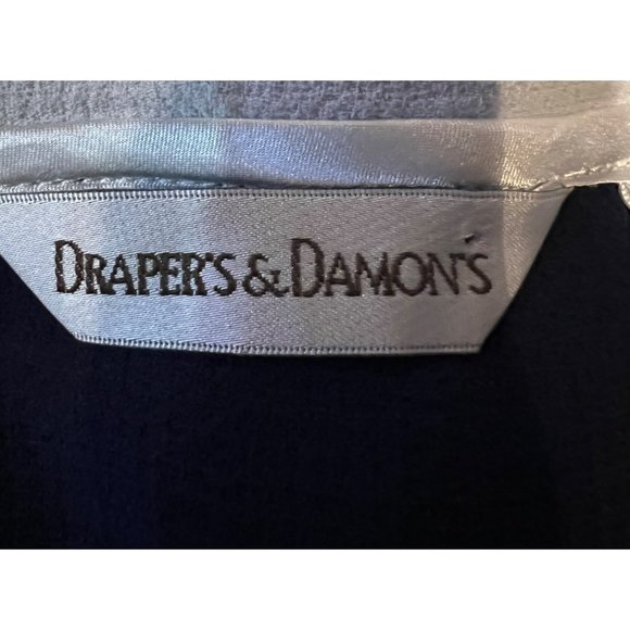 Draper’s & Damons 3X Jacket blouse Button front Embroidered Patchwork long sleev - Picture 12 of 14